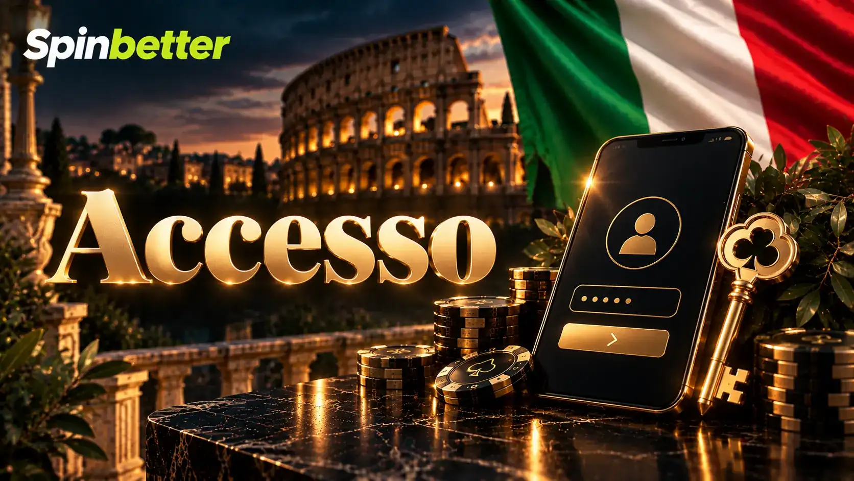 Accesso al conto: il SpinBetter login dal browser e dall'app