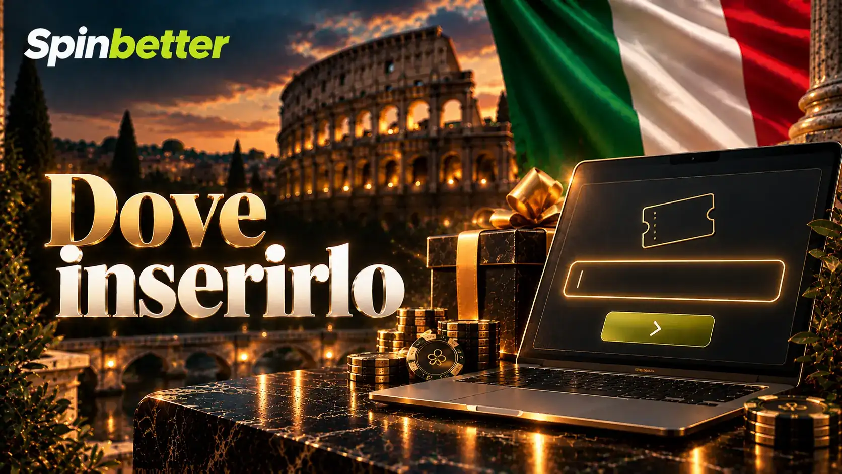 Dove inserire il SpinBetter promo code nel modulo di registrazione