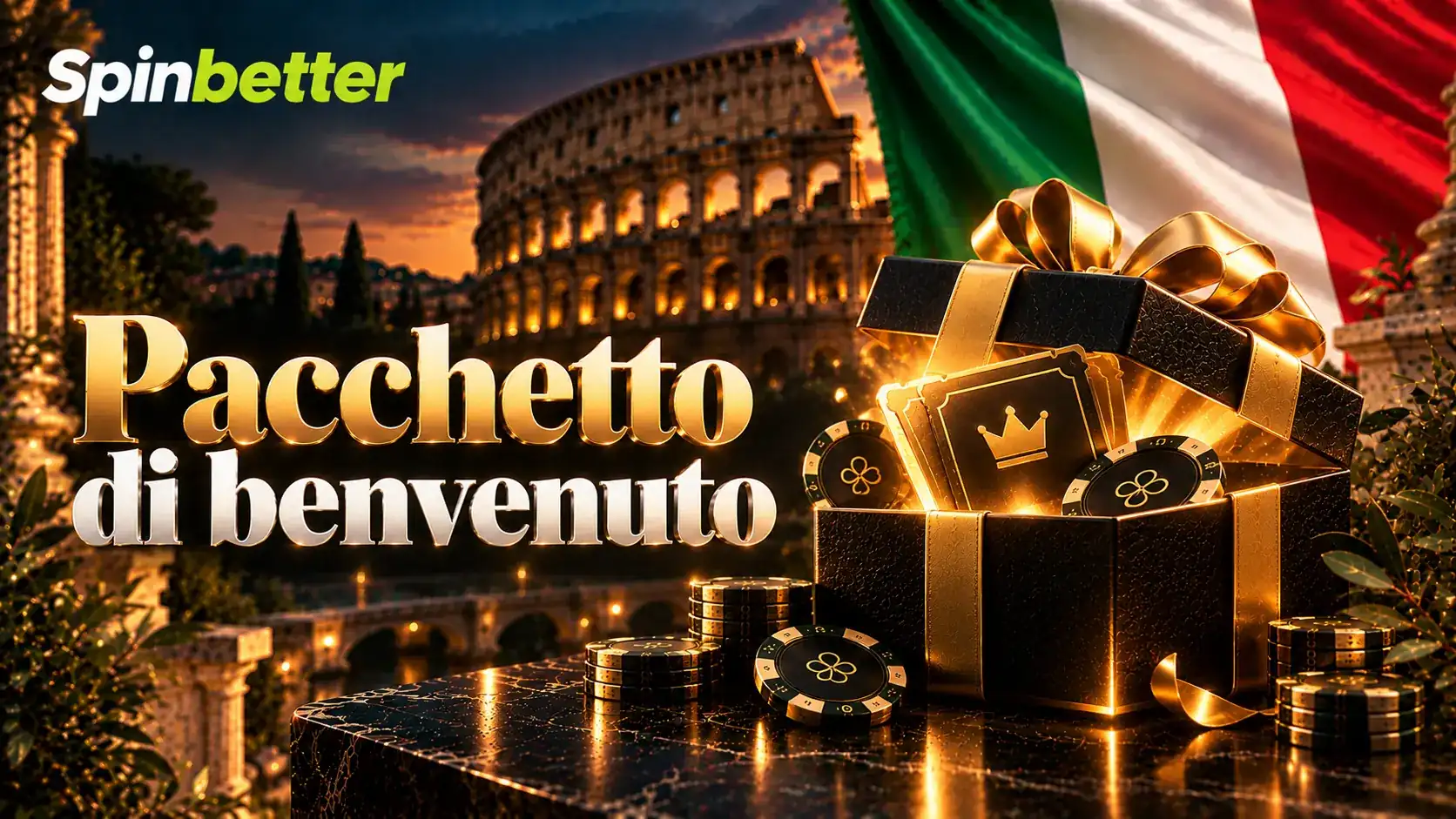 Pacchetto di benvenuto: il bonus SpinBetter sui primi quattro depositi
